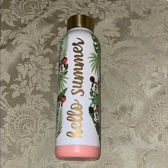 Disney Other - Disney Minnie Mouse Green and Gold Bottle